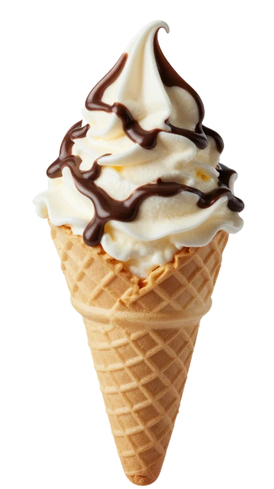 Vanilla Ice Cream Cone