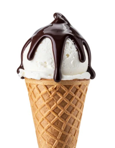 Vanilla Ice Cream Cone