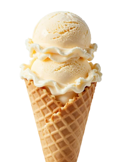 Vanilla Ice Cream Cone