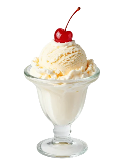 Vanilla Ice Cream Sundae