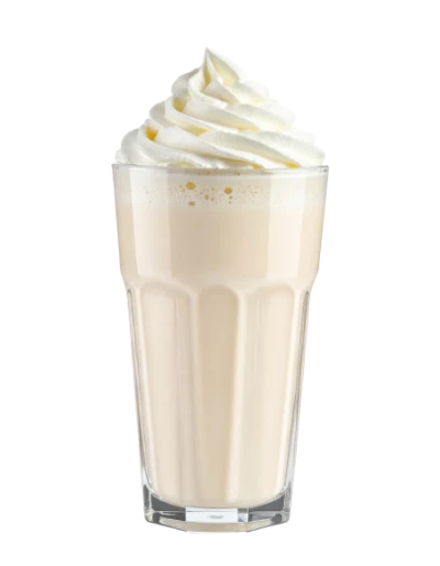 Vanilla Milkshake With Cream