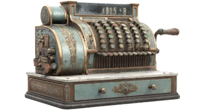 Vintage Antique Cash Register