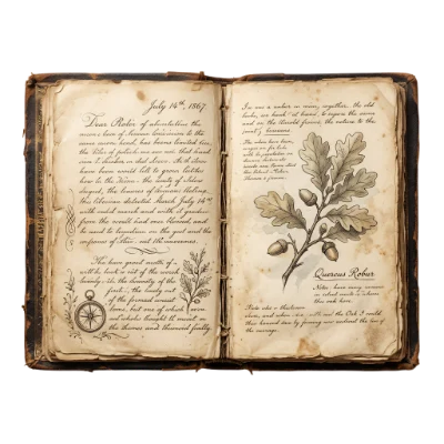 Vintage Botanical Journal