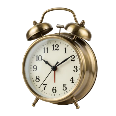 Vintage Brass Alarm Clock