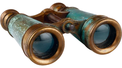 Vintage Brass Binoculars