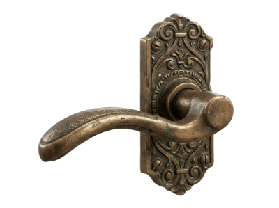 Vintage Brass Door Handle