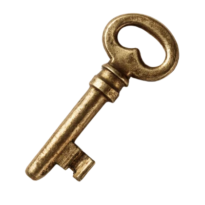 Vintage Brass Key