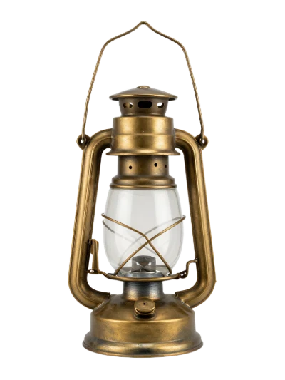 Vintage Brass Oil Lantern