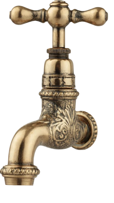 Vintage Brass Water Faucet