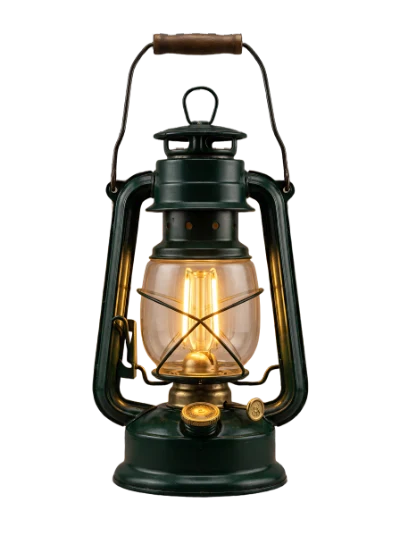 Vintage Green Oil Lantern