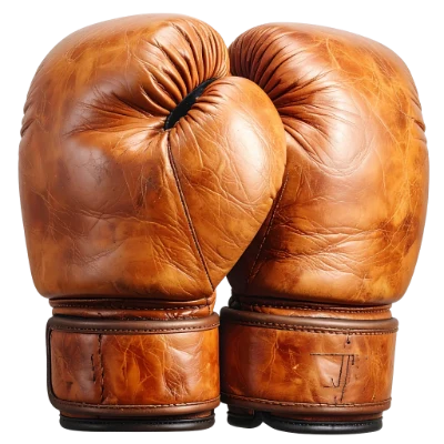Vintage Leather Boxing Gloves
