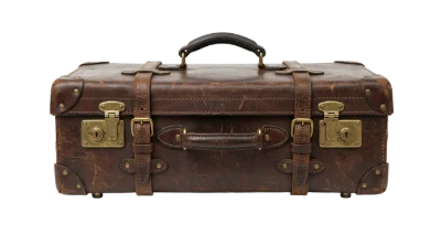 Vintage Leather Suitcase