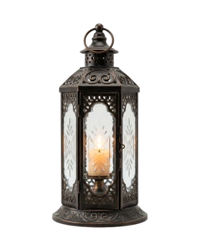 Vintage Metal Candle Lantern