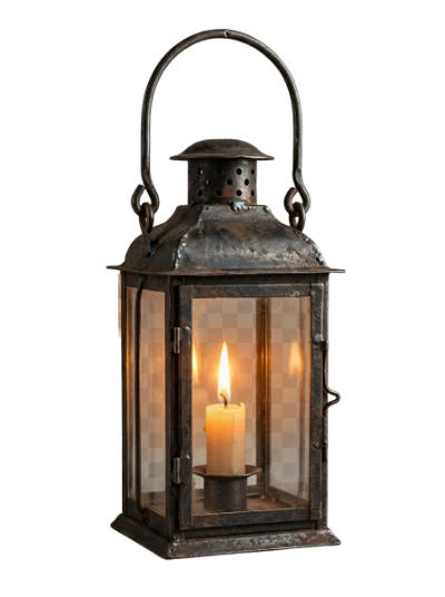 Vintage Metal Candle Lantern