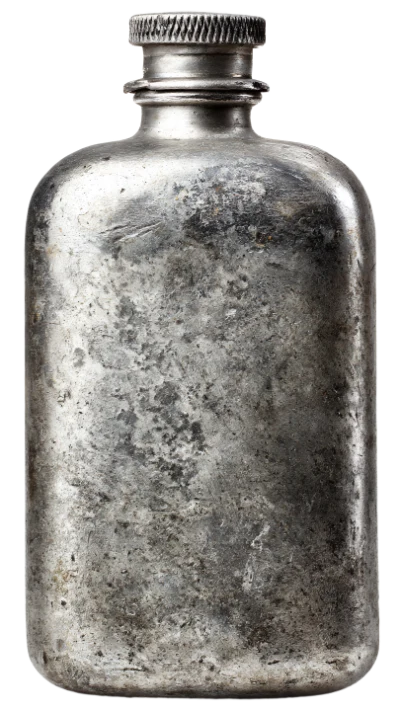 Vintage Metal Flask