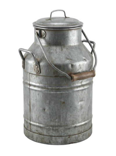 Vintage Metal Milk Can