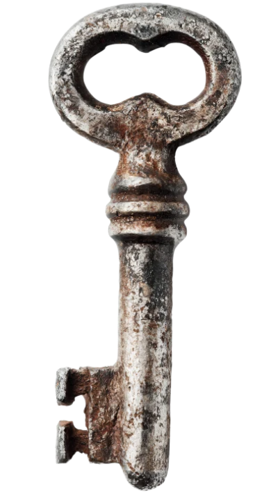 Vintage Metal Skeleton Key