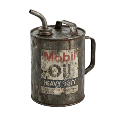 Vintage Mobil Oil Can
