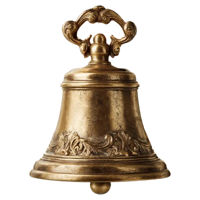 Vintage Ornate Brass Bell