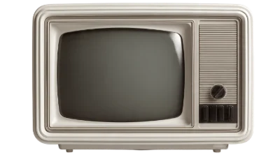 Vintage Retro Television Set
