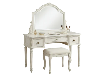 Vintage White Vanity Table