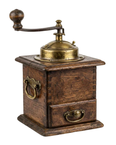 Vintage Wooden Coffee Grinder