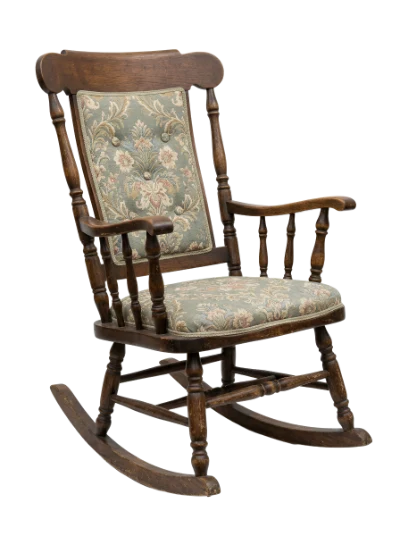 Vintage Wooden Rocking Chair