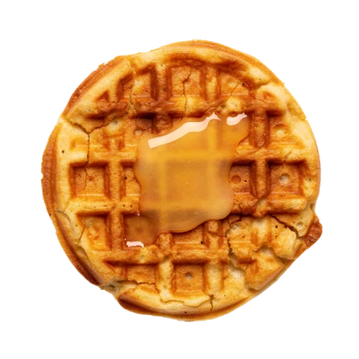 Waffle With Honey