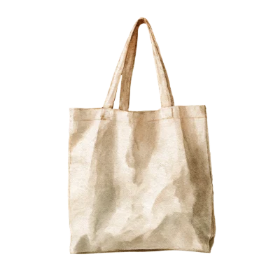 Watercolor Canvas Tote Bag