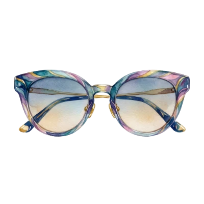 Watercolor Fashion Sunglasses