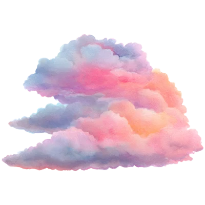 Watercolor Pastel Cloud