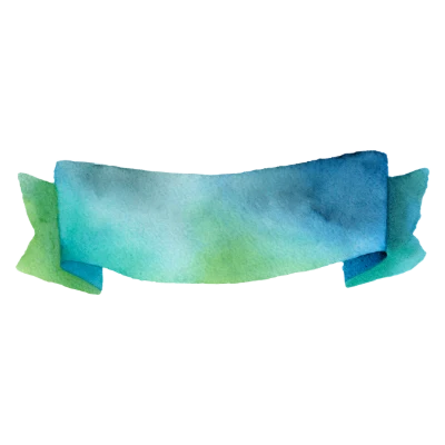 Watercolor Ribbon Banner