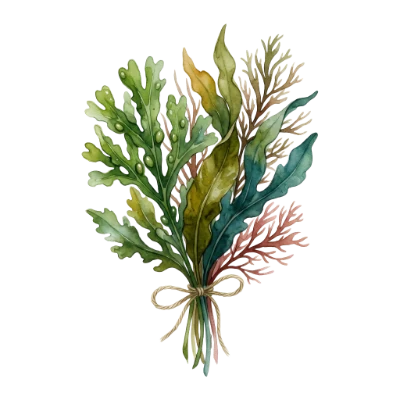 Watercolor Seaweed Bouquet