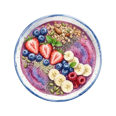 Watercolor Smoothie Bowl