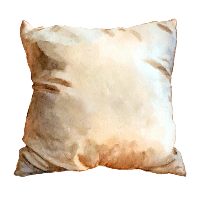 Watercolor Square Throw Pillow