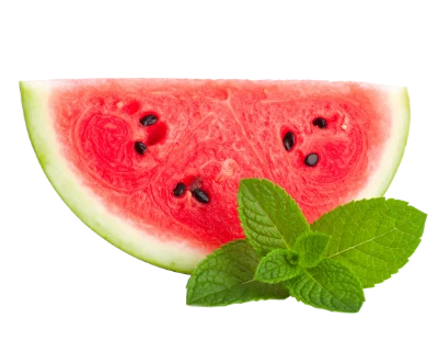 Watermelon Slice With Mint
