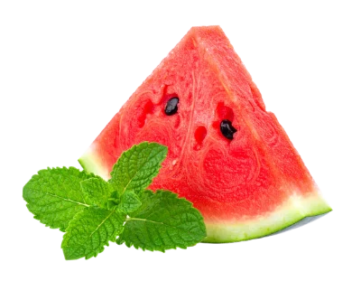 Watermelon Slice With Mint