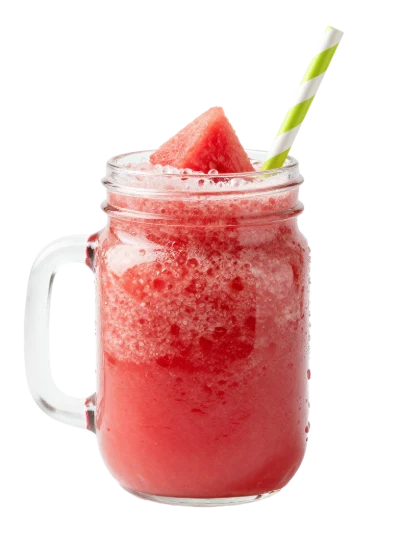 Watermelon Smoothie In Jar