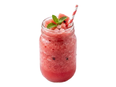 Watermelon Smoothie In Jar
