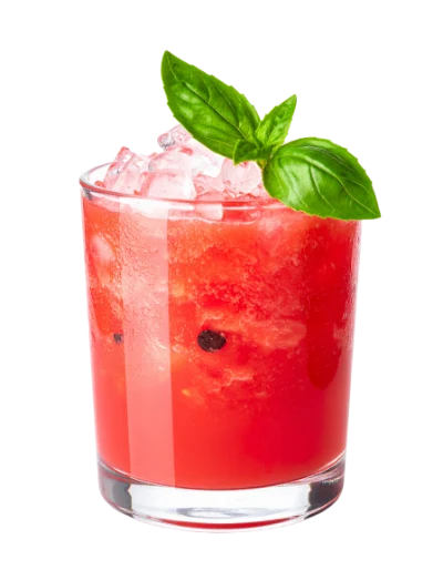 Watermelon Smoothie With Basil