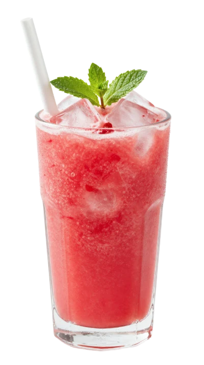 Watermelon Smoothie With Mint