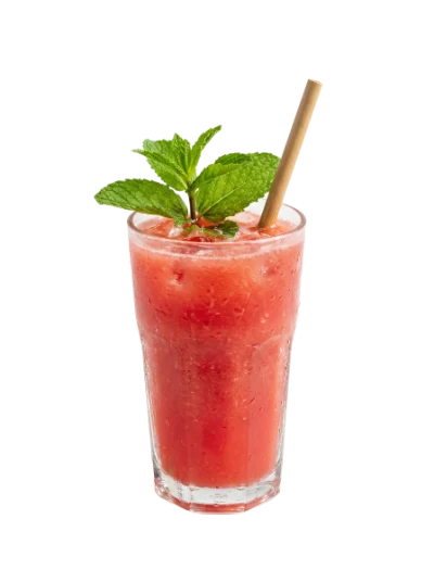 Watermelon Smoothie With Mint
