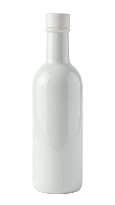 White Ceramic Bottle