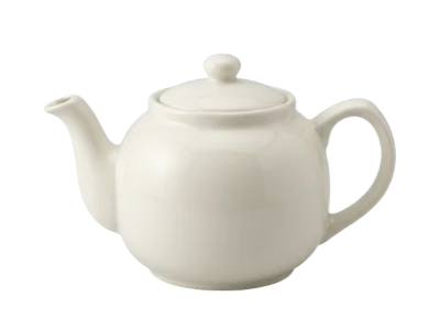 White Ceramic Teapot