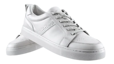 White Leather Sneakers