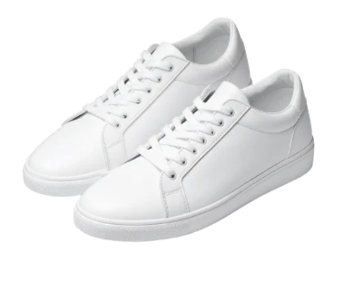 White Leather Sneakers