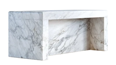 White Marble Console Table