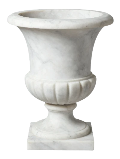 White Marble Urn