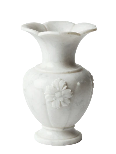 White Marble Vase