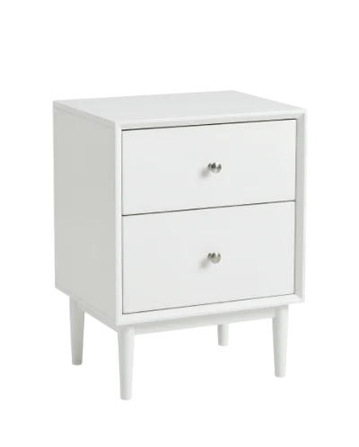 White Modern Nightstand